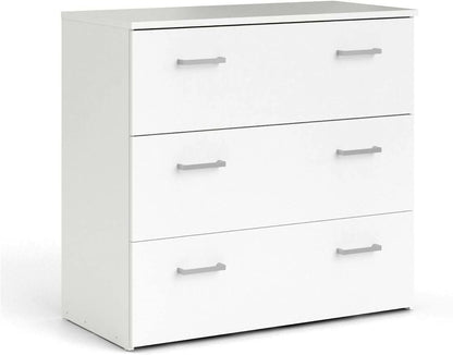 Dmora - Addie Chest of Drawers, Multi-Purpose Settimino, Bedroom Dresser, Cabinet with Drawers, 74 x 36 x H 70 cm, White