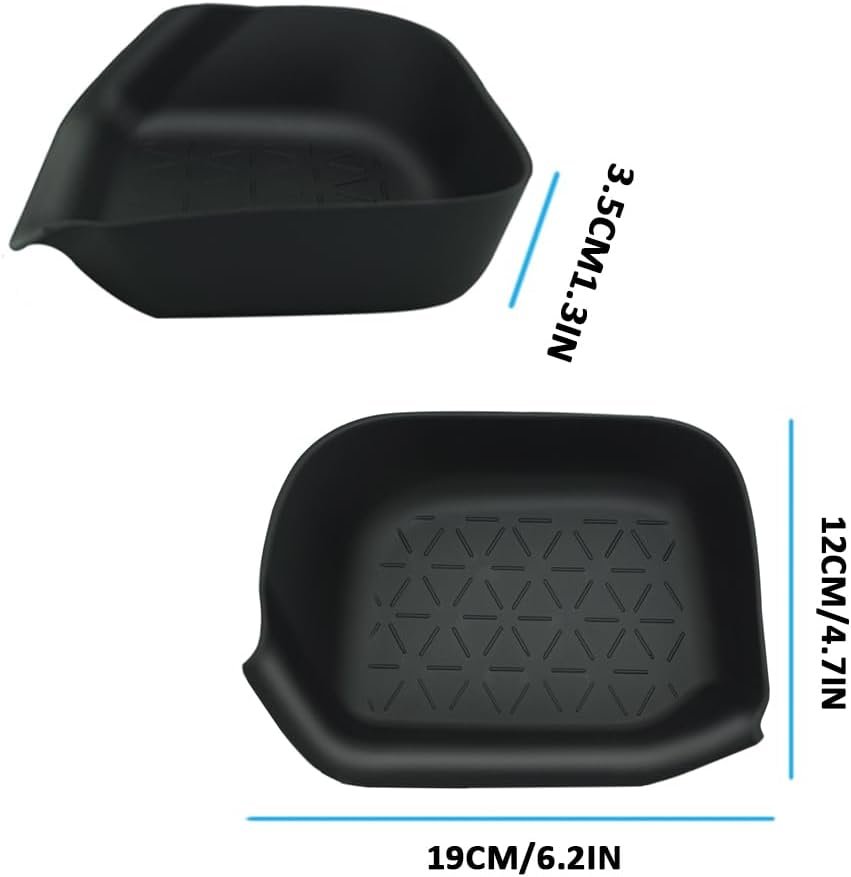 CUCHIYUN Driver Storage Box Organizer Mat Driver's Interior Insert Tray Center Console Organizer Tray Compatible with Toyota RAV4 2022 Accessories 2021 2020 2019 - Non-Slip Anti-Dust