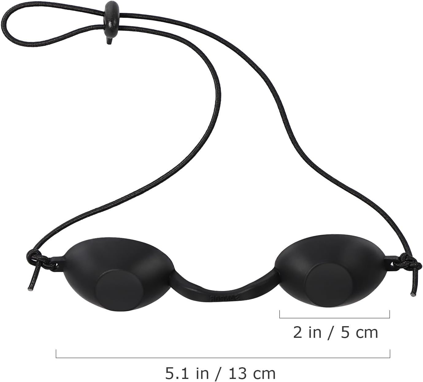 SUPVOX 4pcs IPL Goggles Safety Beauty UV LED Eye Protection Glasses Soft (Black)