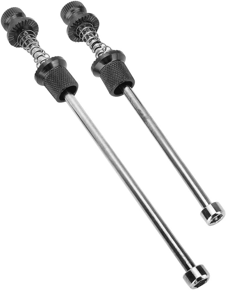 Aluminum Alloy Road Bike Anti Theft Quick Release Skewers Wheels Locking Security