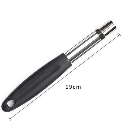 Soft Touch Apple Corer Remover Stainless Steel Core Seed Twist Pear Kitchen Tool Fruit Pear Corer Slicer Peeler with Sharp Serrated Blade Perfect Kitchen Utensil & Gadget for Coring Fruits