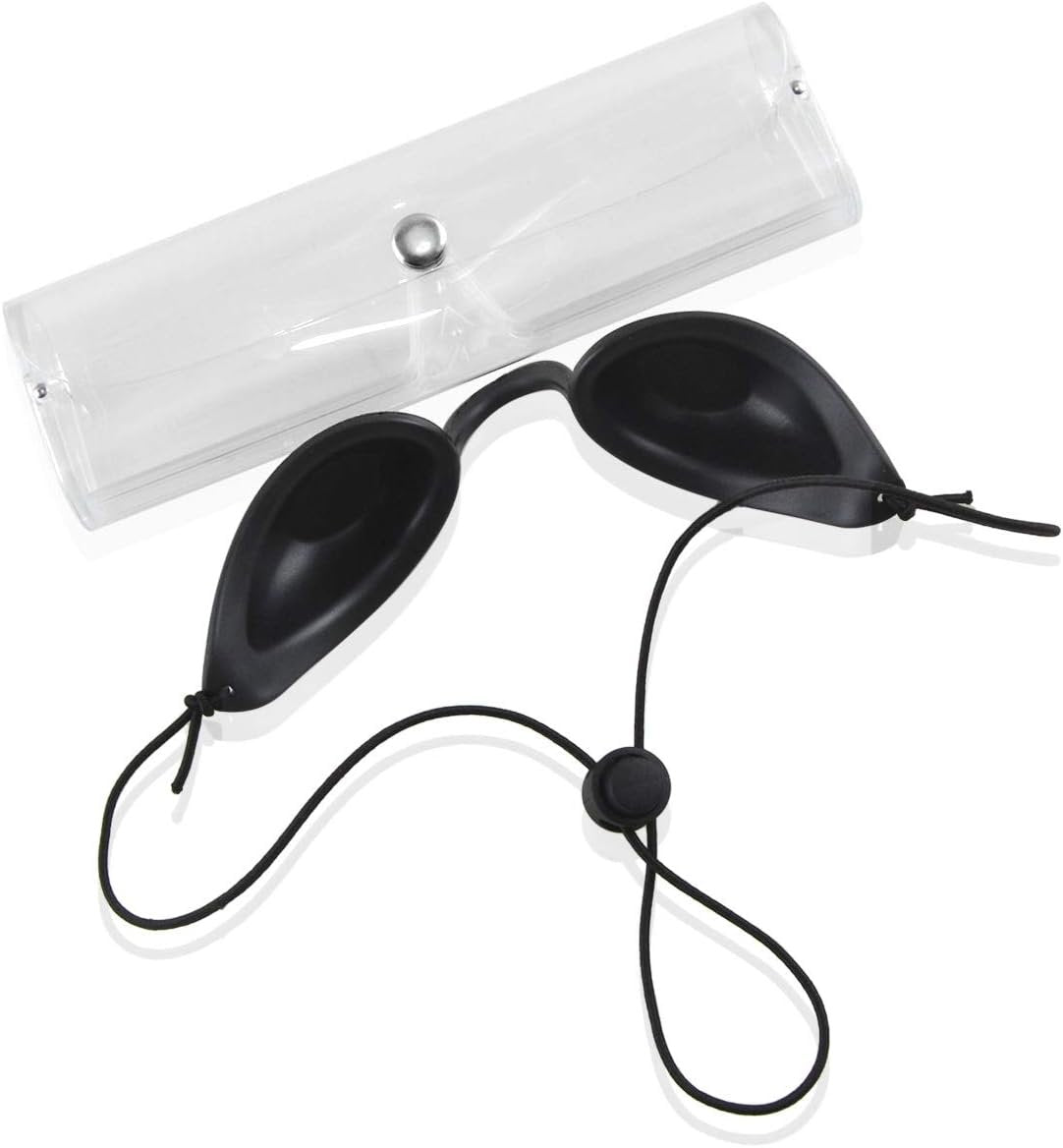 FreeMascot IPL Safety Eyewear for IPL Treatment Patients Full Protection for Tanning & Light Therapy