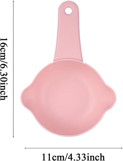 Dog Food Scooper - Adjustable Cute Anti-Spill 1 Cup Scoop | Cat Feeding & Watering Supplies For Puppy, Dry, Litter, Grain
