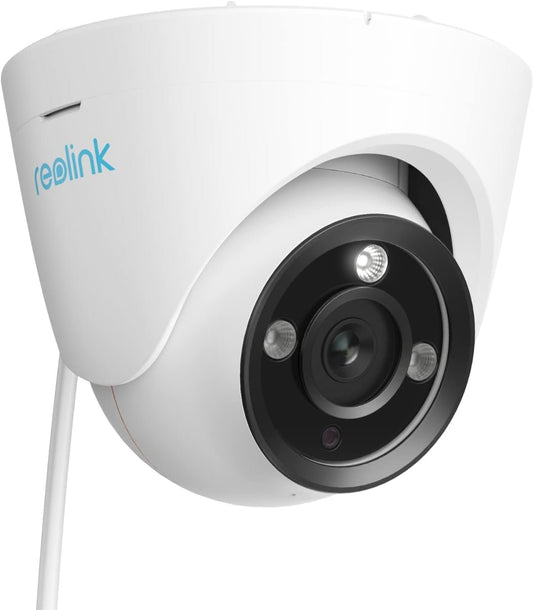 REOLINK 12MP PoE IP Camera Outdoor, 93Â° Wide Angle Dome Surveillance Cameras for Home Security, Human/Vehicle/Pet Detection, 700lm Color Night Vision, Two Way Talk, Up to 256GB microSD Card, RLC-1224A
