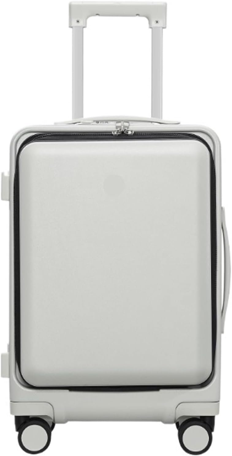 Suitcase Suitcases with Universal Wheel Security Luggage USB Interface Lightweight TSA Code Lock Carry-on Suitcase (Color : A, Size : 24in)