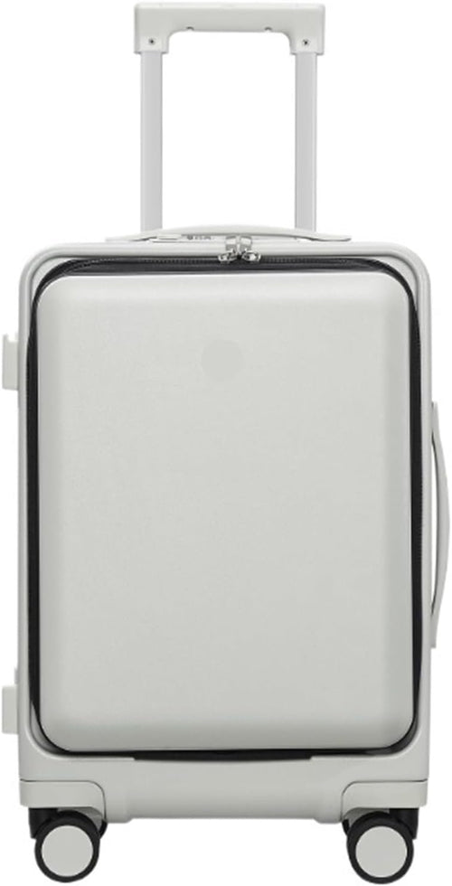 Suitcase Suitcases with Universal Wheel Security Luggage USB Interface Lightweight TSA Code Lock Carry-on Suitcase (Color : A, Size : 24in)
