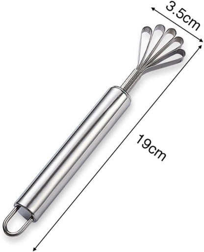 Cabilock Set Da 3 Pezzi Per Aprire Noci Utensile Per Aprire Lacqua Di Cocco Gadget Da Cucina in Acciaio Inossidabile Per Una Facile Rimozione Della Polpa Di Cocco.