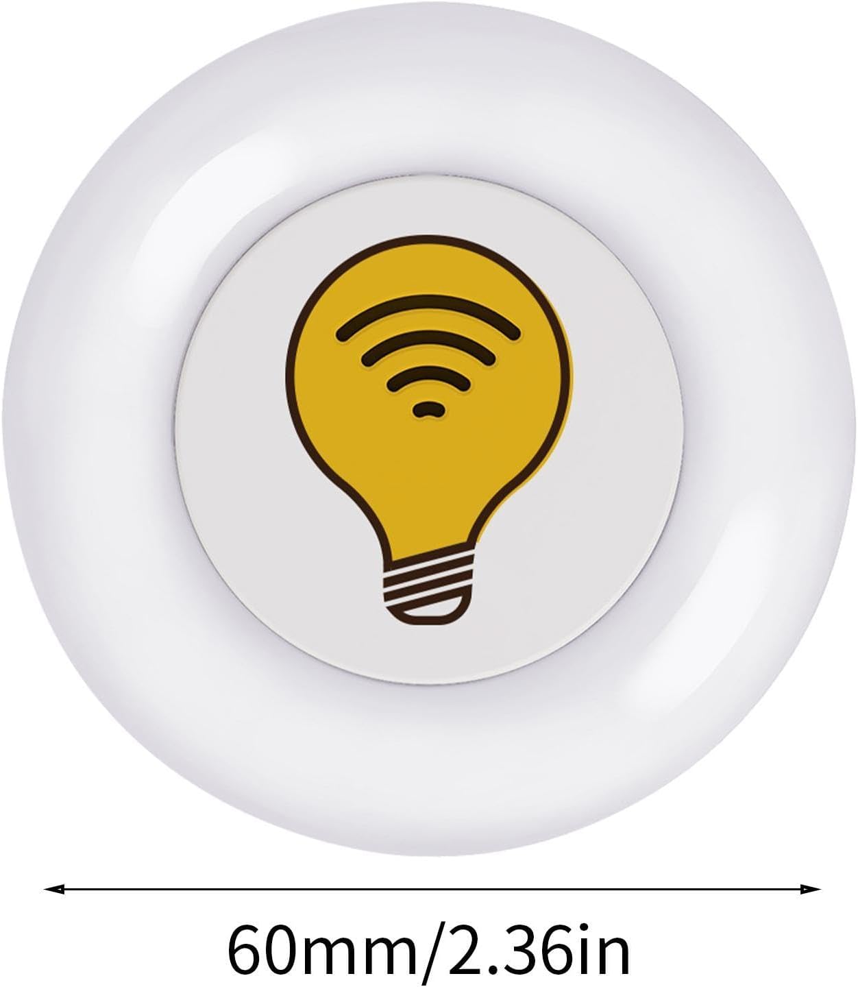 Smart Night Light | USB Plug-in Creative Night Light Intelligent - Decorative Ambience Lighting, Bedroom Decor for Desk and Living Room Kids