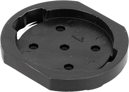 Cycling Computer Mount, Black Nylon Bike Computer Replacement Bike Mount Fixed Mount for Garmin Bike Parts for Bryton