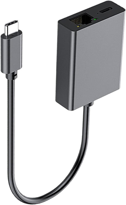 USB C to RJ45 Ethernet Adapter for Phone Laptop Streaming Devices USB to RJ45 Networking Adapter for Stable Connection