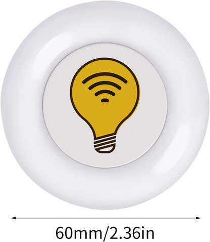 Voice Activated Lights - LED USB Plug-in Intelligent Night Light | Brightness Adjustable Lamp, Decorative Ambience Lighting for Home, Living Room, Kids' Desk