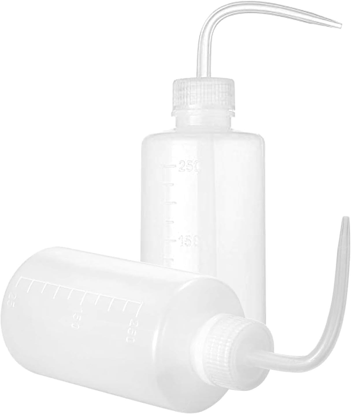 Wash Bottle,2pcs 250ml/8oz Squeeze Bottles,Succulent Watering Bottle,Safety Bottles Watering Tools,Plastic Squeeze Bottle for Chemistry, Industry, Lab & Gardening
