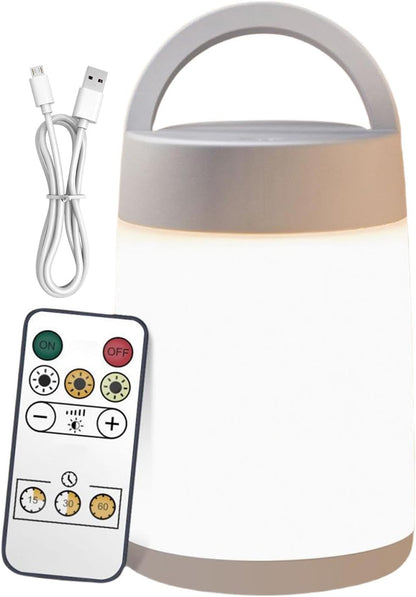 Generico Kids Night Lamp, Remote Touch 10 Colors Baby Night Light With Timer, Smart Portable Bedside Lantern, Kids Desk Lighting For Living Room, Bedroom, 14.5x8.3cm/5.71x3.27 Inches