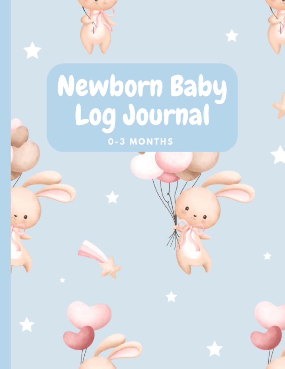 Newborn Baby Logbook Journal- Easy to fill and track Feeding Sleep Diapers Activities Nursing Bottle Feeding Formula 8.5x11 Blue Boy: A complete Full Size 140-page daily log book with weekly data tables to track your baby's growth and progress