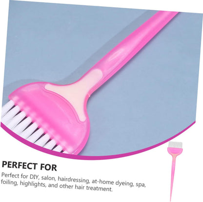 CALLARON 4 Pezzi Pennello Per La Cura Della Per Pettine Colorante Pettine Per Tinture Per Da Barbiere Attrezzo Parrucchiere Utensili Addominali Rosa