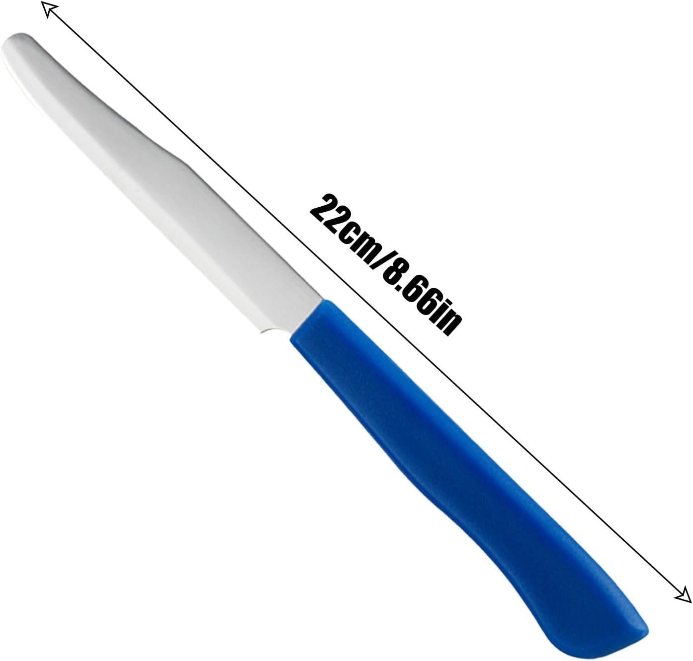 2 Quick Slicing Knife, Multifunctional Fruit Knife with Adjustable Spring, Fruit Peel Knife, Easy Clean Vegetable Slicer Kitchen Tool for Cucumber Carrot Potato