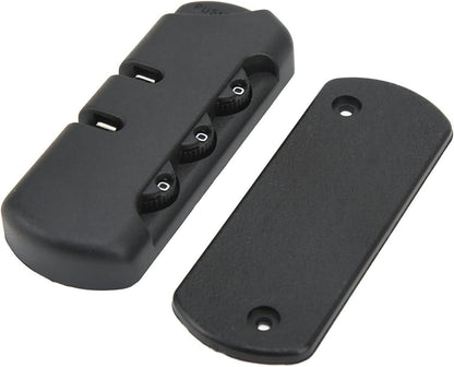 High Security Luggage Password Lock with 3 Digit Combination Frosted Texture Sturdy Zinc Alloy Design for Suitcases Tool Boxes Travel Cases