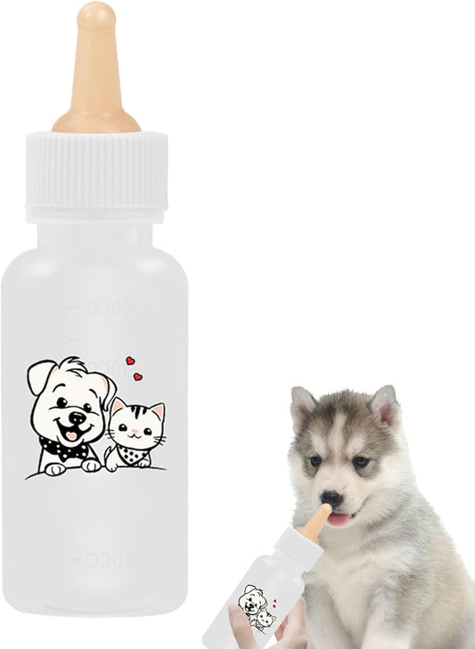 Kitten Feeding Bottle - Cat Bottles for Kittens,Puppy Milk Feeder, Feeding and Watering Supplies, Portable for Indoor Outdoor Small Animals