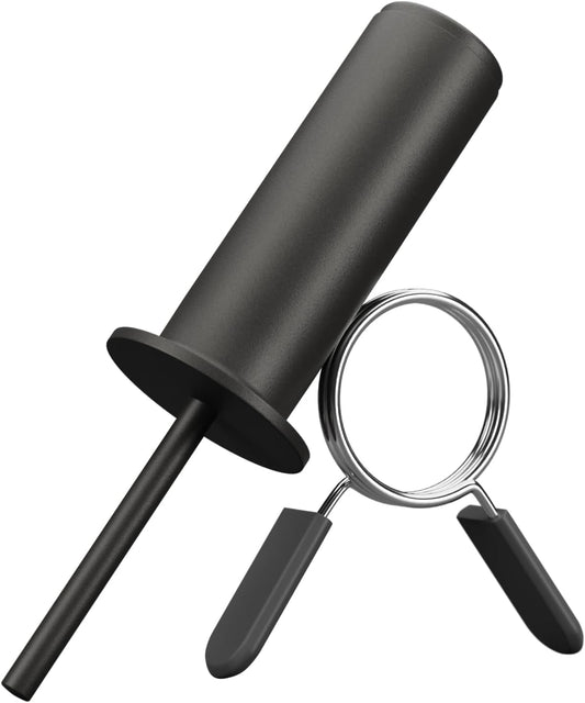 CXPZLLBNHH Weight Stack Pin, Weight Stack Extender Pin for Cable Machine Load Extra Barbell Weights, Weight Extender Pin with Spring Clip Strength Training Equipment for Home or Gym