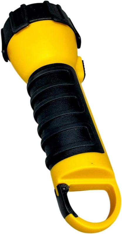 Dorcy 150-Lumen Waterproof Floating LED Flashlight with Carabiner Clip, Yellow (41-2521)