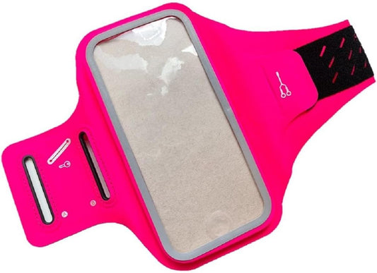 DFV mobile - Copertura Fascia da Braccio Professionale Bracciale in Chinlon-Lycra Sport Correre Fitness Ciclismo per TD Tech P50 (2021) - Rosa