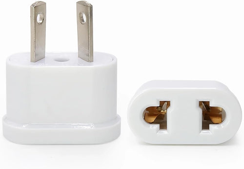 LZLRUN 2Pcs Universal Power Adapter Travel Adaptor 2 pin AU Converter US/UK/EU to AU Plug Charger for Australia New Zealand