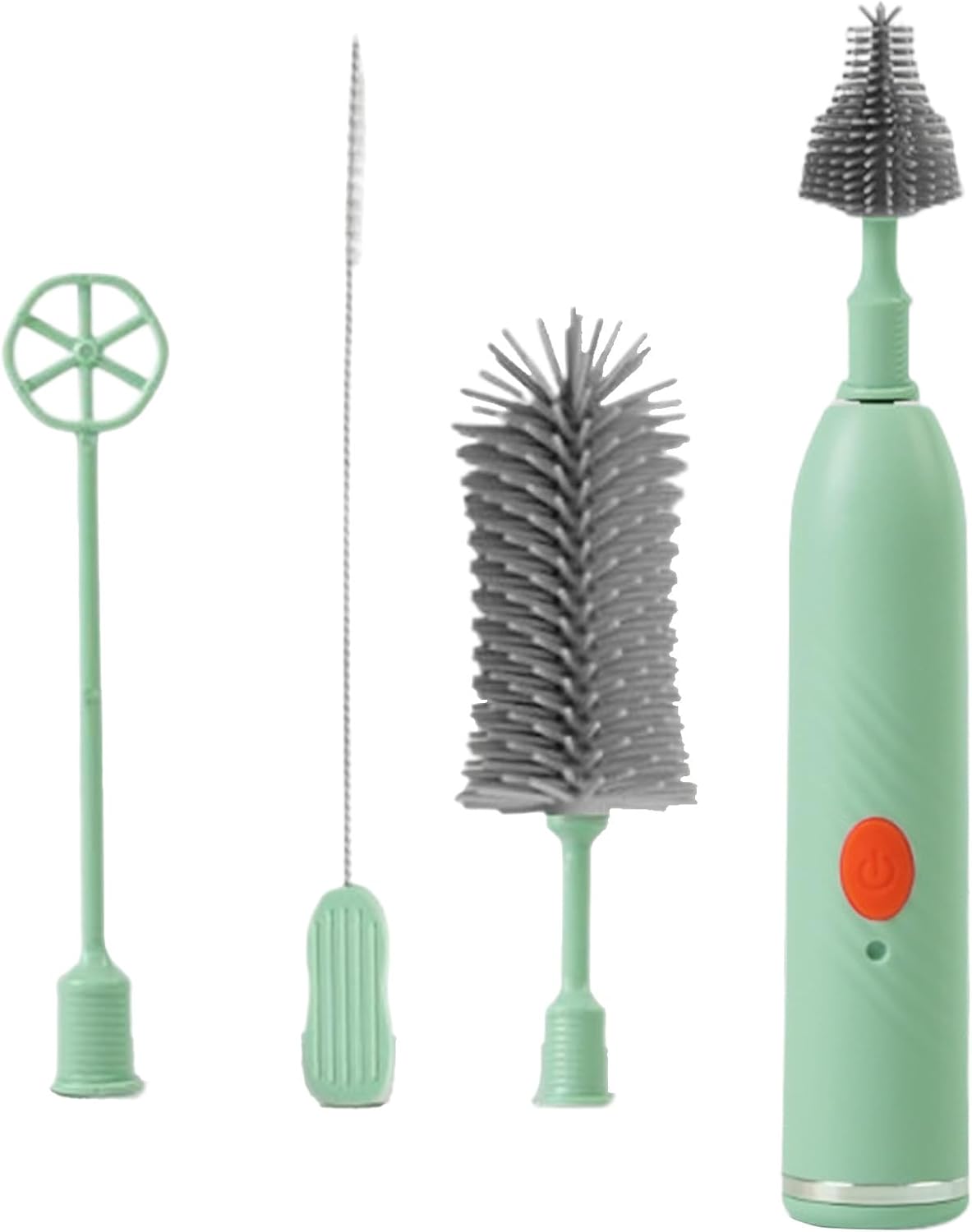 Electric Bottle Cleaner Brush, Waterproof Rechargeable Cleaning Brushes for Baby Bottles, Pump Parts, Teapots, Electric Cup Cleaners Tool, Efficient MultiSurface Scrubber