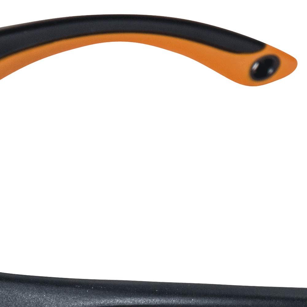Sellstrom S71402 XM320 Safety Glasses - Indoor/Outdoor, Hard Coat, Black/Orange