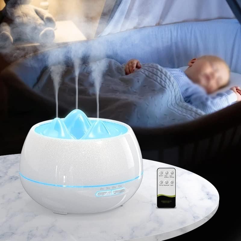 Aromatherapy Essential Oil Diffuser Remote Control Electric Air Humidifier Home Electric Cool Mist Maker Fogger(D)