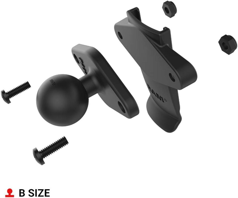 RAM Mounts Spine Clip Holder with Ball for Garmin Handheld Devices RAM-B-202-GA76U with B Size 1" Ball