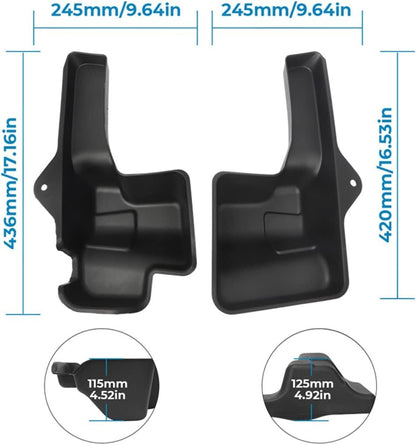 Wocch Rear Cargo Side Box Trunk Storage Tray Organizer Wheel Well Storage Bin Cargo Expansion Box for 2018-2023 Jeep Wrangler JL JLU Interior Accessories, Easy Screw-installation, Left & Right 2Pcs