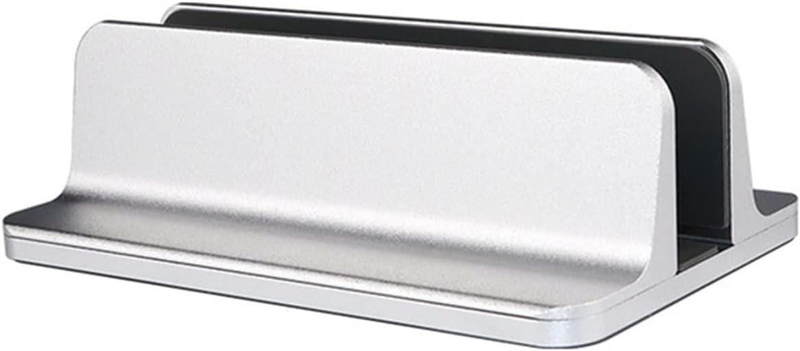 Vertical Laptop Stand, Aluminum Laptop Vertical Stand Organizer, Sturdy Laptop Computer Holder Desktop Stand Compatible with New Retina Apple MacBook Pro/Air, Mac Mini and iPad Pro