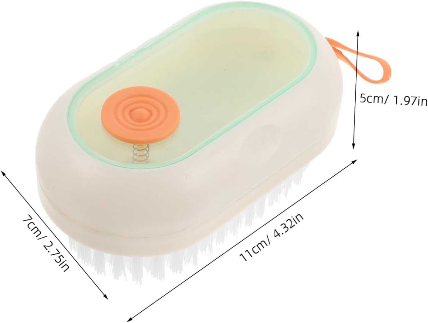 DECORNIJIA Multifunctional Shoe Cleaning Brush with Liquid Dispenser Ergonomic Design for Shoes and Clothes Soft Bristles for Gentle Cleaning Essential Home Maintenance Tool