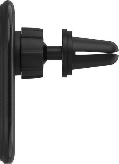 Belkin Magnetic Wireless Car Charger - MagSafe Compatible Air Vent Mount for Wireless Charging - AC Mount with Included Power Supply for iPhone 15, 14 & 13 - Travel Accessories for Phone