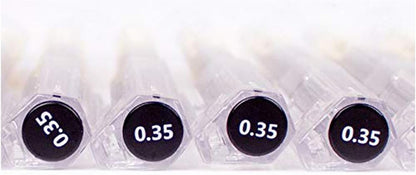 BEMLP Gel Ink Pen Extra Fine Point Pens Ballpoint Pen 0.35mm Black for Japanese Office School Stationary Stationery Supply 12 Pieces