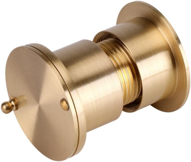Spioncino per Porta con Copertura per la Privacy, Angolo di Visione Unidirezionale Spioncino per Spioncino di Sicurezza con Copertura per la Privacy Rotante Larghezza 28 Mm per (Oro)