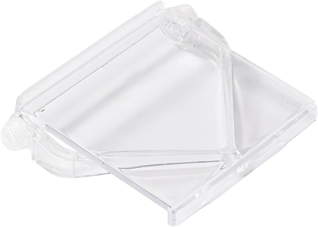 LeoLeozz TV Top Shelf Clear TV Top Storage Bracket for Media Boxes Streamings Devices
