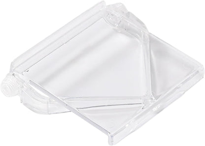 LeoLeozz TV Top Shelf Clear TV Top Storage Bracket for Media Boxes Streamings Devices