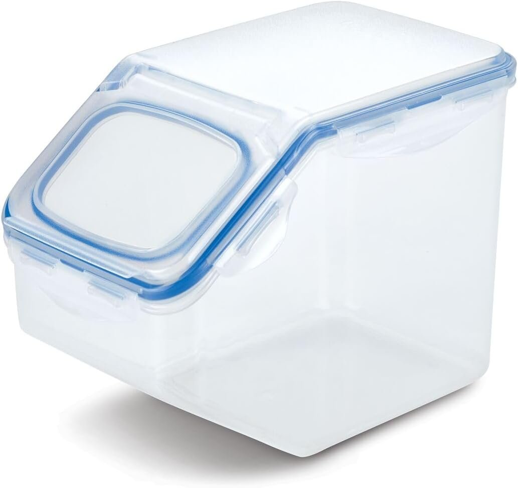 Lock & Lock HPL700 Classic 5 Litre Rice Case, Clear