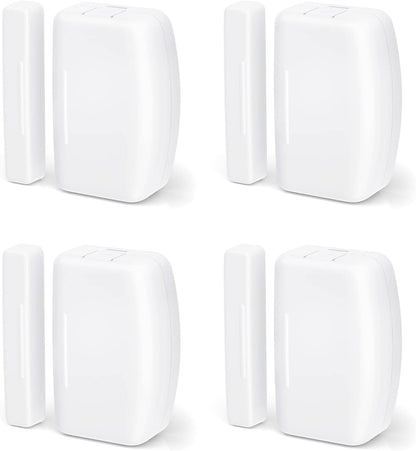 THIRDREALITY Zigbee Contact Sensor 4 Pack, Door and Window Monitor, Home Automation, Works with Assistant, SmartThings, Aeotec, Hubitat or Echo Devices Build-in Hub,hub Required (3RDS17BZ)