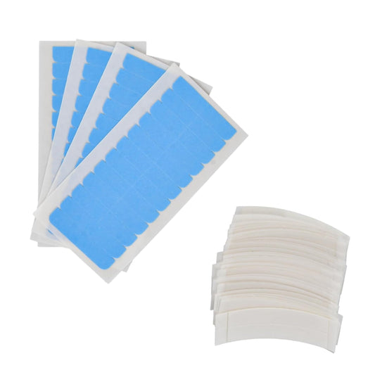 40 Pieces Double Sided Adhesive Tape Extension Glue, Adhesive Tape for Hair Double Tape for Wigs Hair, Toupee, Waterproof, Suitable for Fixing Lace Wig Prosthesis Hair