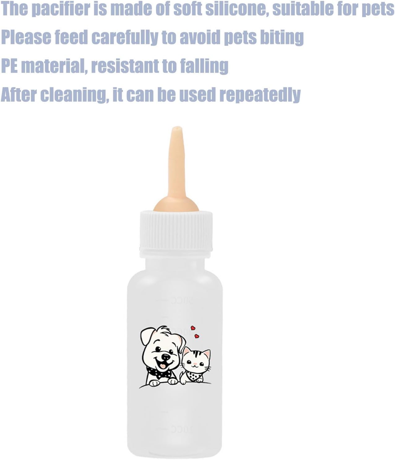 Kitten Bottles for Nursing, Puppy Bottle | Baby Kitten Bottles for Nursing | Feeding and Watering Supplies, Portable Feeding Nipples p
