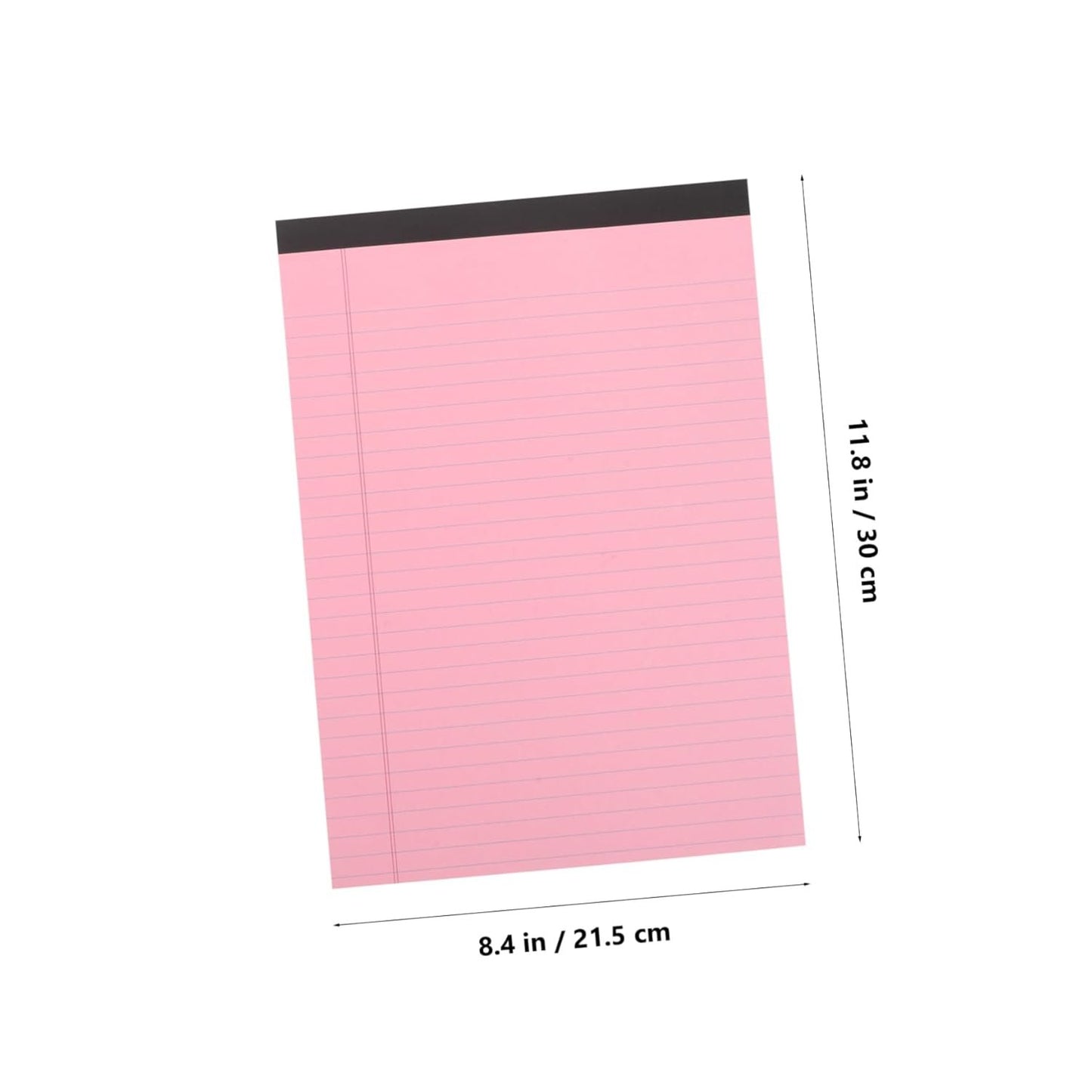 FUNNETOYU 4pcs College Ruled Legal Pads: 11.7 X 8.5 Inch A4 Writing Notebook - Clear Print Paper Note Pads - Office Home School Supplies