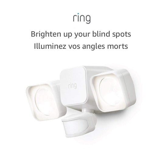 Ring Smart Lighting – Floodlight, Battery-Powered, Outdoor Motion-Sensor Security Light, White (Bridge required)