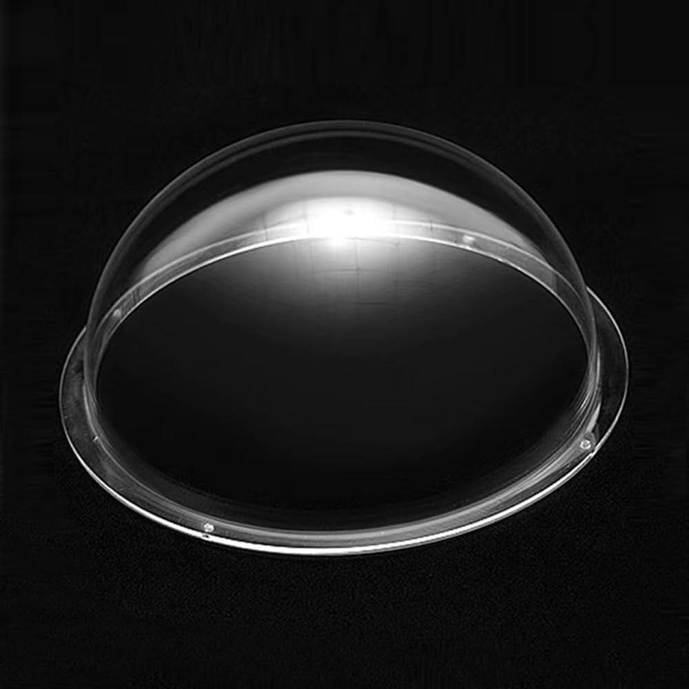LOTOWELZON 6inch Acrylic Clear Transparent Camera Dome Cover Security Camera Housing Pet Dog Fence Window Skylight Window (ID150mm*H76mm/5.9 * 3in)