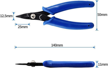 SPEEDWOX Round Nose Pliers with smooth jaws 5.5 Inch Jewelry Pliers for Jewelry Making Bending and Looping wires Craft DIY Hobby Tools