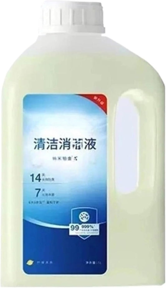 1 Liter Floor Hygiene Cleaner, Compatible with ECOVACS T30 Pro OmniT30S Combo/X5 PRO Omni / X8 Pro Omni - Lemon Flavor