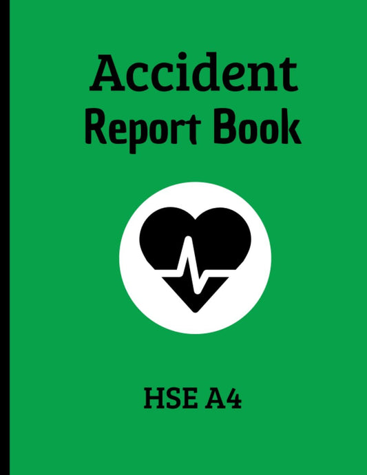 accident report book: Accident & Incident Record Log Book | Workplace Health & Safety Reports,Record All Incident In Your Business