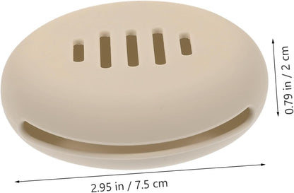 Beatifufu Kit Viaggio Per Spugna Da Trucco Astuccio Portatile in Silicone Per Piumino Da Cipria Accessori Make Up Compacti