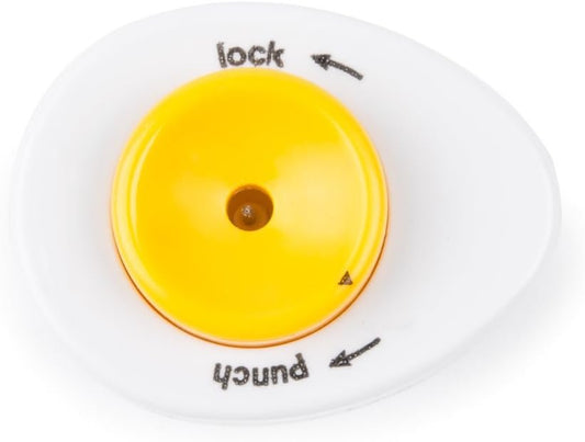Fox Run 5711 Hard Boiled Egg Piercer with Safety Lock Feature, White